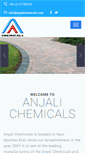Mobile Screenshot of anjalichemicals.com